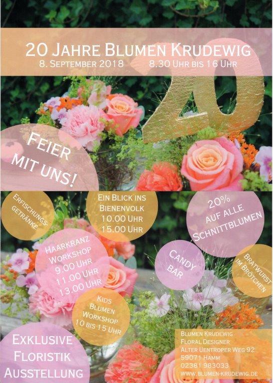 20 Jahre Blumen Krudewig